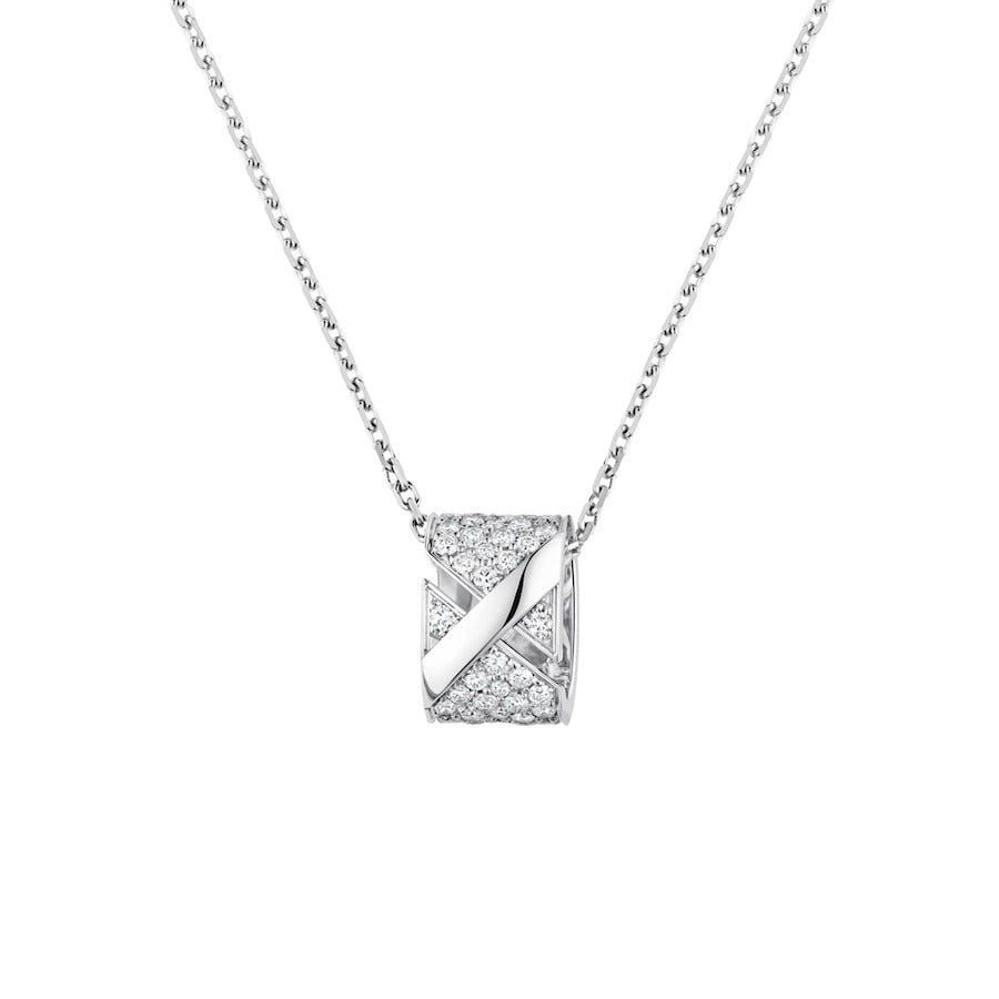 [Radiant Gem]¯LIENS EVIDENCE DIAMOND PAVED NECKLACE
