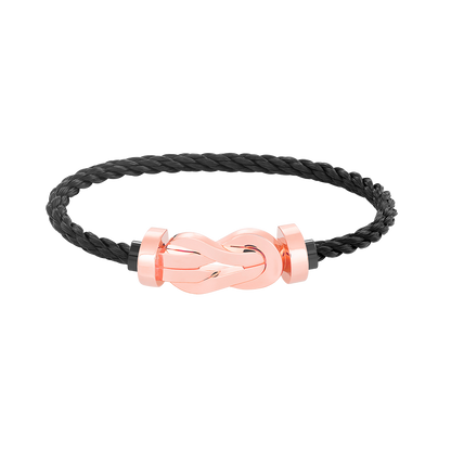 [Radiant Gem]¯CHANCE LARGE 8 FIGURE BUCKLE NO DIAMOND BRACELET ROSE GOLD