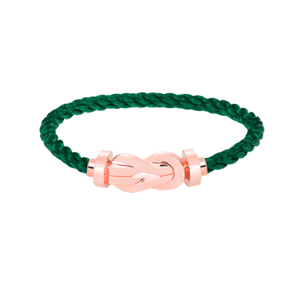 [Radiant Gem]¯CHANCE LARGE 8 FIGURE BUCKLE NO DIAMOND BRACELET ROSE GOLD