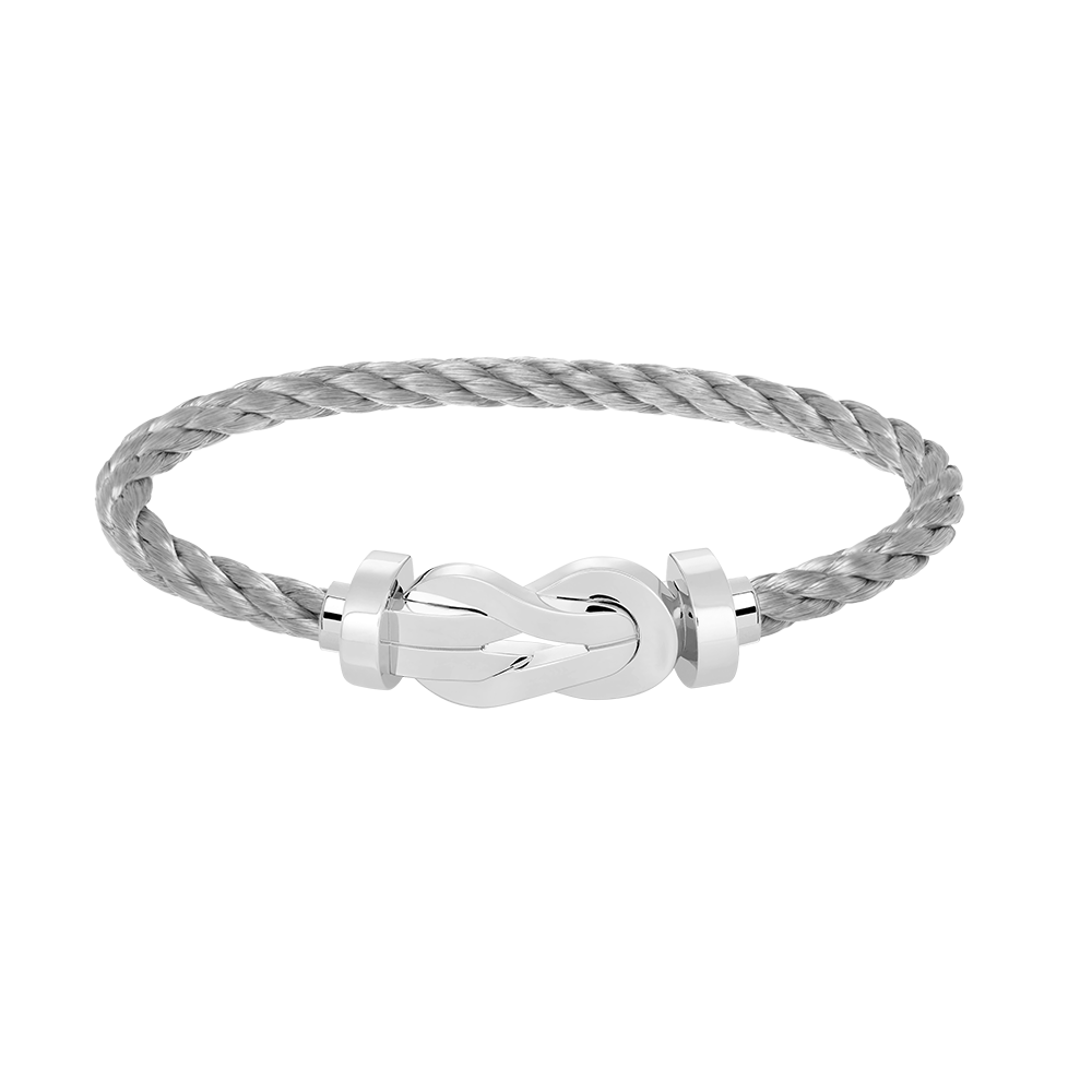 [Radiant Gem]¯CHANCE LARGE 8 FIGURE BUCKLE NO DIAMOND BRACELET SILVER