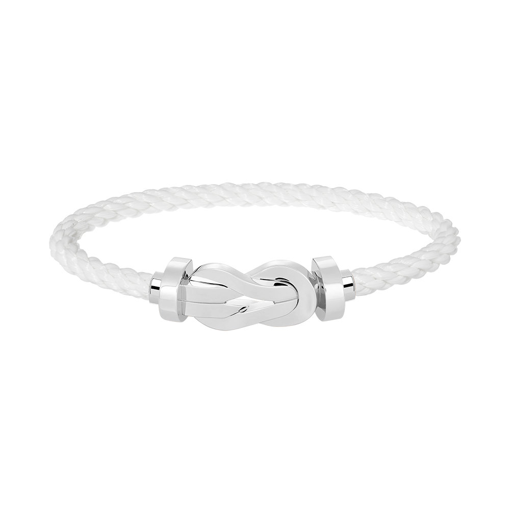 [Radiant Gem]¯CHANCE LARGE 8 FIGURE BUCKLE NO DIAMOND BRACELET SILVER