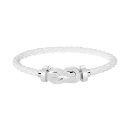[Radiant Gem]¯CHANCE LARGE 8 FIGURE BUCKLE NO DIAMOND BRACELET SILVER