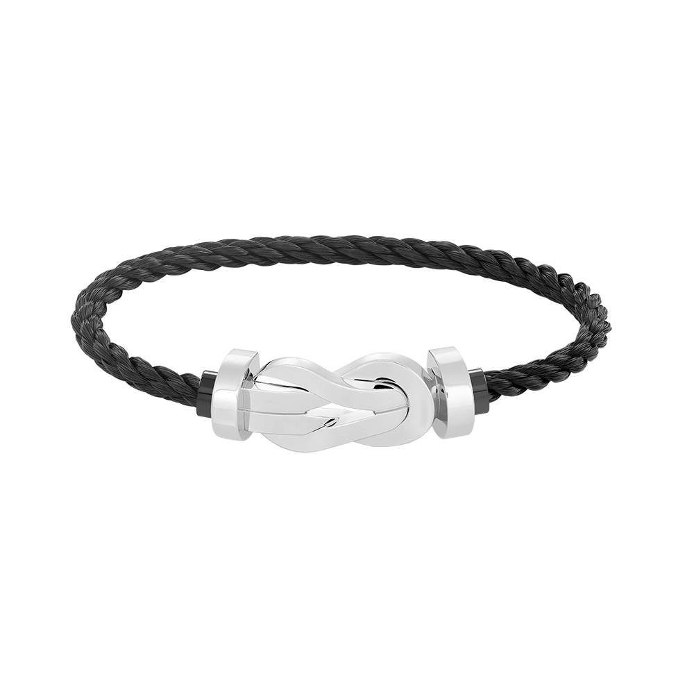 [Radiant Gem]¯CHANCE LARGE 8 FIGURE BUCKLE NO DIAMOND BRACELET SILVER