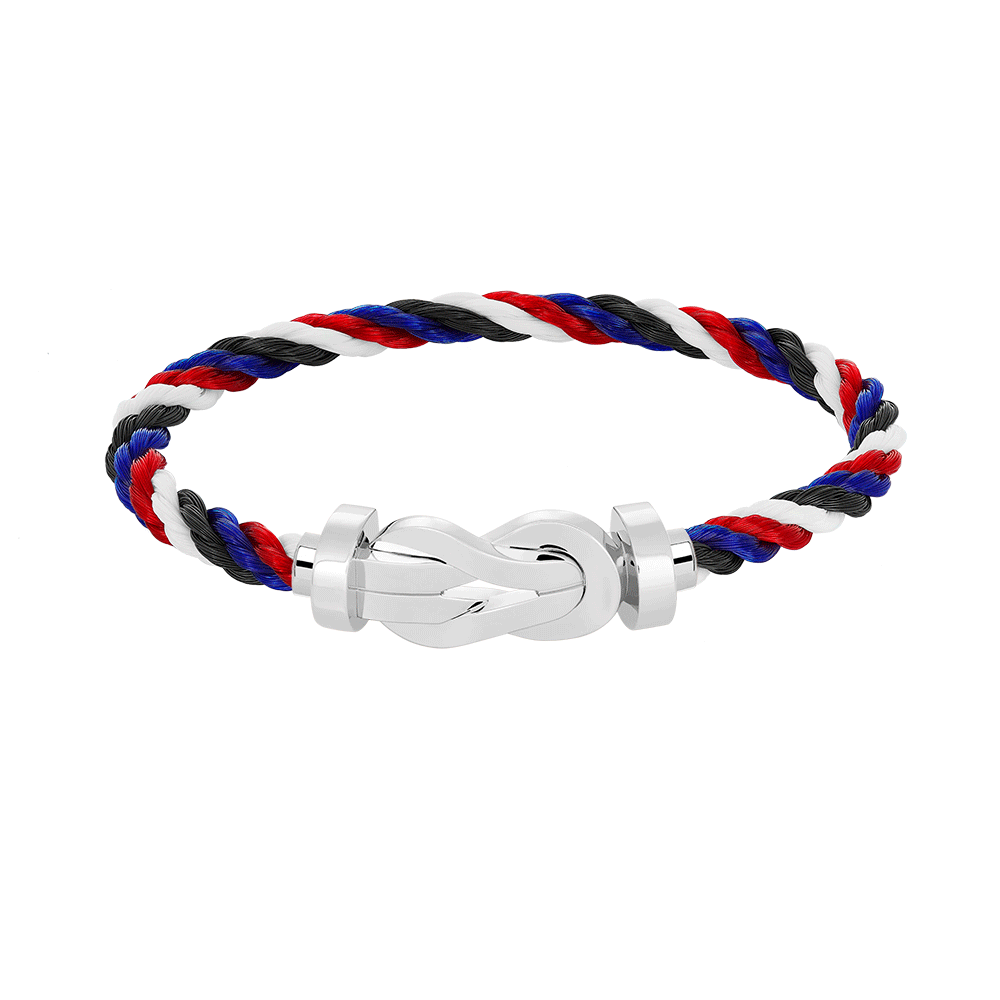 [Radiant Gem]¯CHANCE LARGE 8 FIGURE BUCKLE NO DIAMOND BRACELET SILVER