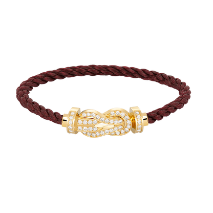 [Radiant Gem]¯CHANCE LARGE 8 FIGURE BUCKLE FULLDIAMOND BRACELET GOLD