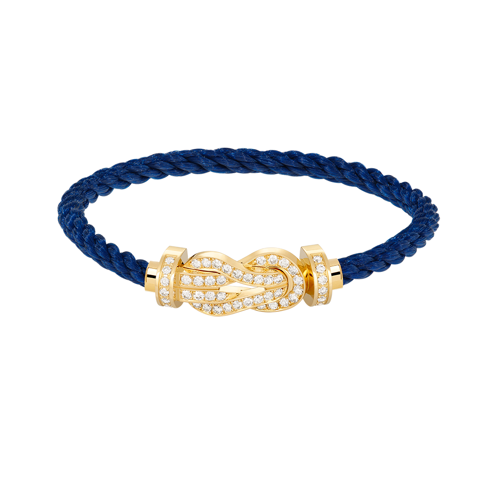 [Radiant Gem]¯CHANCE LARGE 8 FIGURE BUCKLE FULLDIAMOND BRACELET GOLD