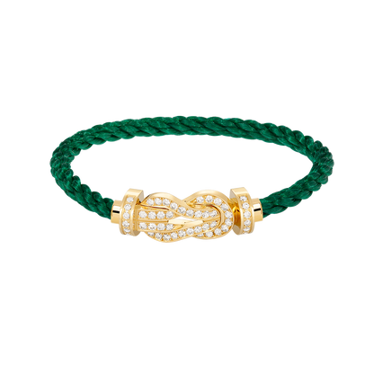 [Radiant Gem]¯CHANCE LARGE 8 FIGURE BUCKLE FULLDIAMOND BRACELET GOLD