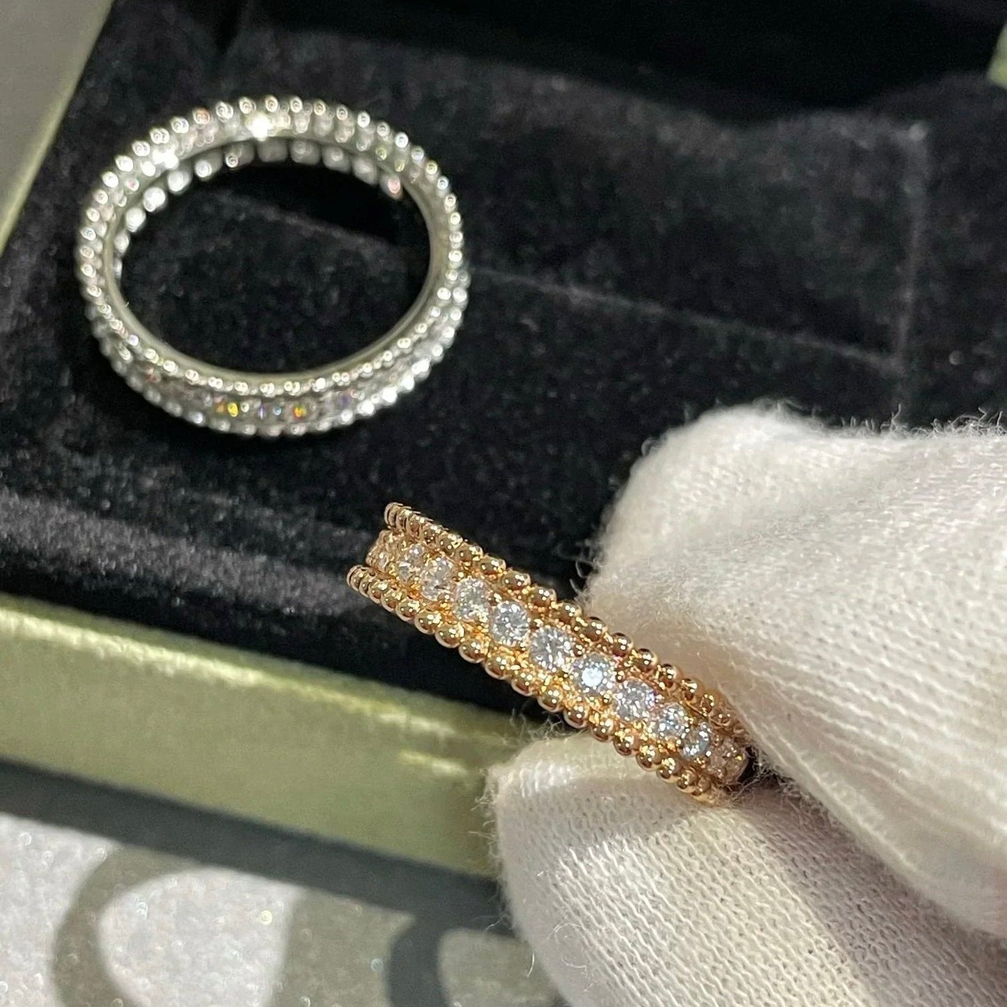 [Radiant Gem]¯PERLEE DIAMOND SILVER RING