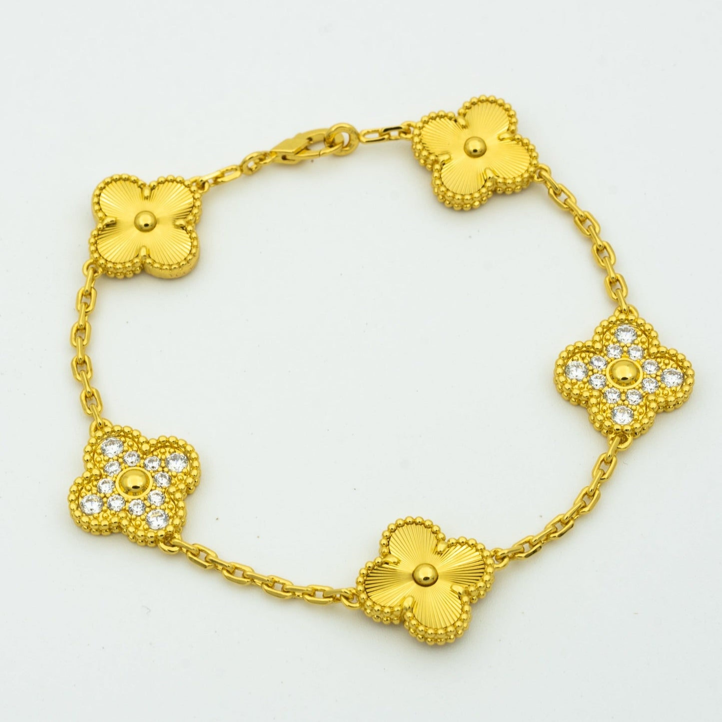 [Radiant Gem]New  CLOVER 5 MOTIF LASER BRACELET COLLECTION