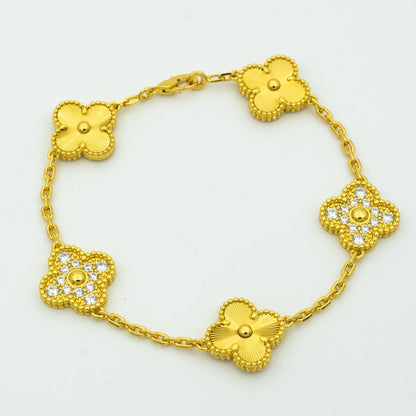 [Radiant Gem]New  CLOVER 5 MOTIF LASER BRACELET COLLECTION