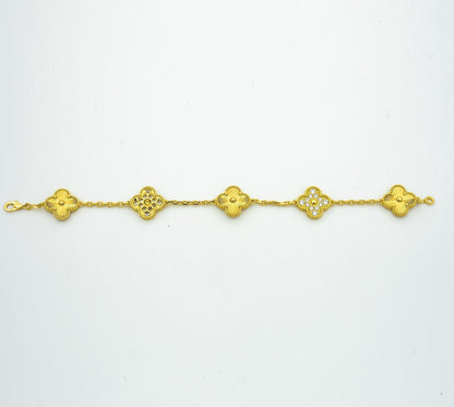 [Radiant Gem]New  CLOVER 5 MOTIF LASER BRACELET COLLECTION