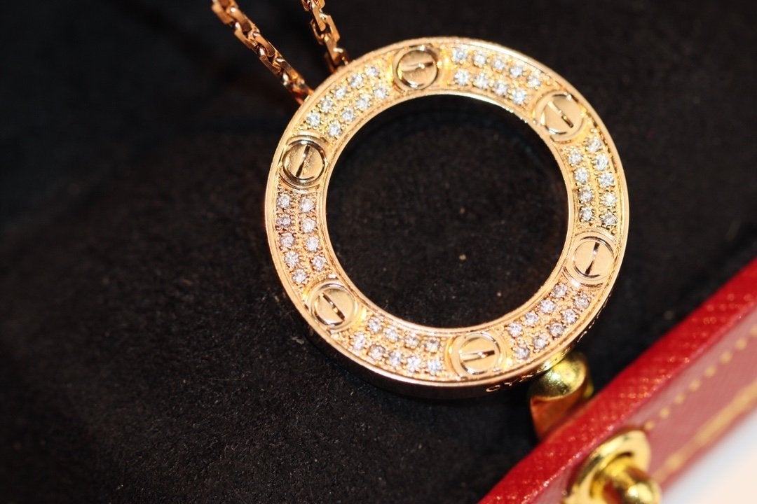 [Radiant Gem]¯LOVE NECKLACE ADJUSTABLE ROSE GOLD