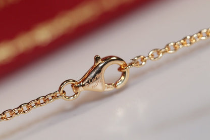 [Radiant Gem]¯LOVE NECKLACE PINK GOLD AND SILVER