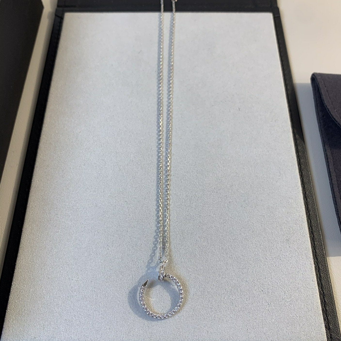 [Radiant Gem]¯JUSTE NECKLACE SILVER DIAMONDS