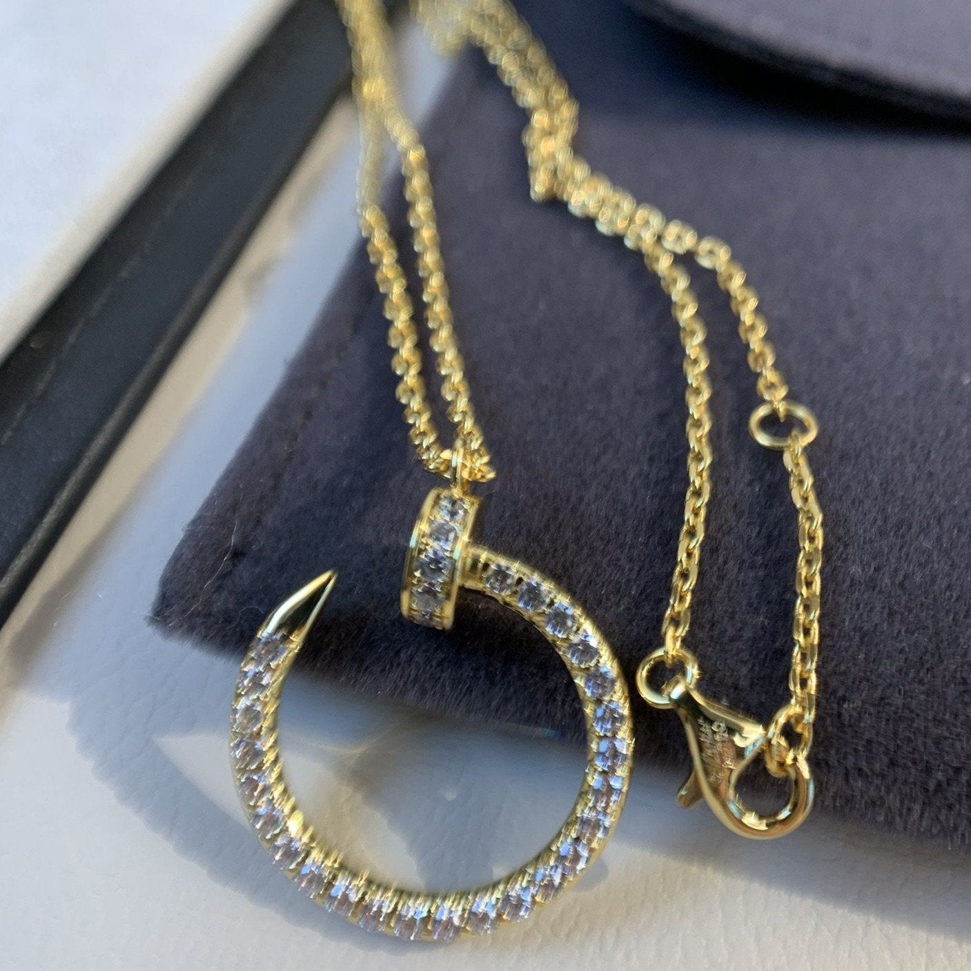 [Radiant Gem]¯JUSTE NECKLACE GOLD DIAMONDS