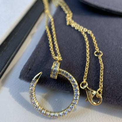 [Radiant Gem]¯JUSTE NECKLACE GOLD DIAMONDS