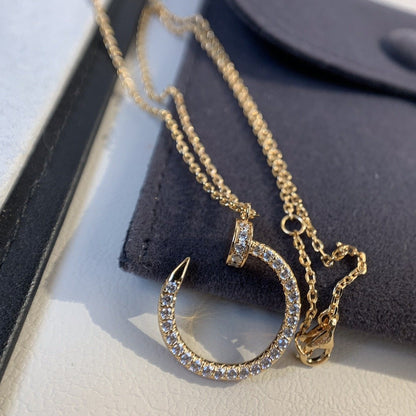 [Radiant Gem]¯JUSTE NECKLACE PINK GOLD DIAMONDS