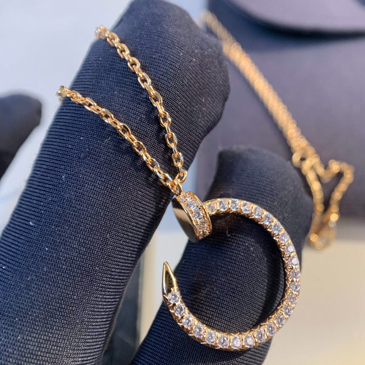 [Radiant Gem]¯JUSTE NECKLACE PINK GOLD DIAMONDS
