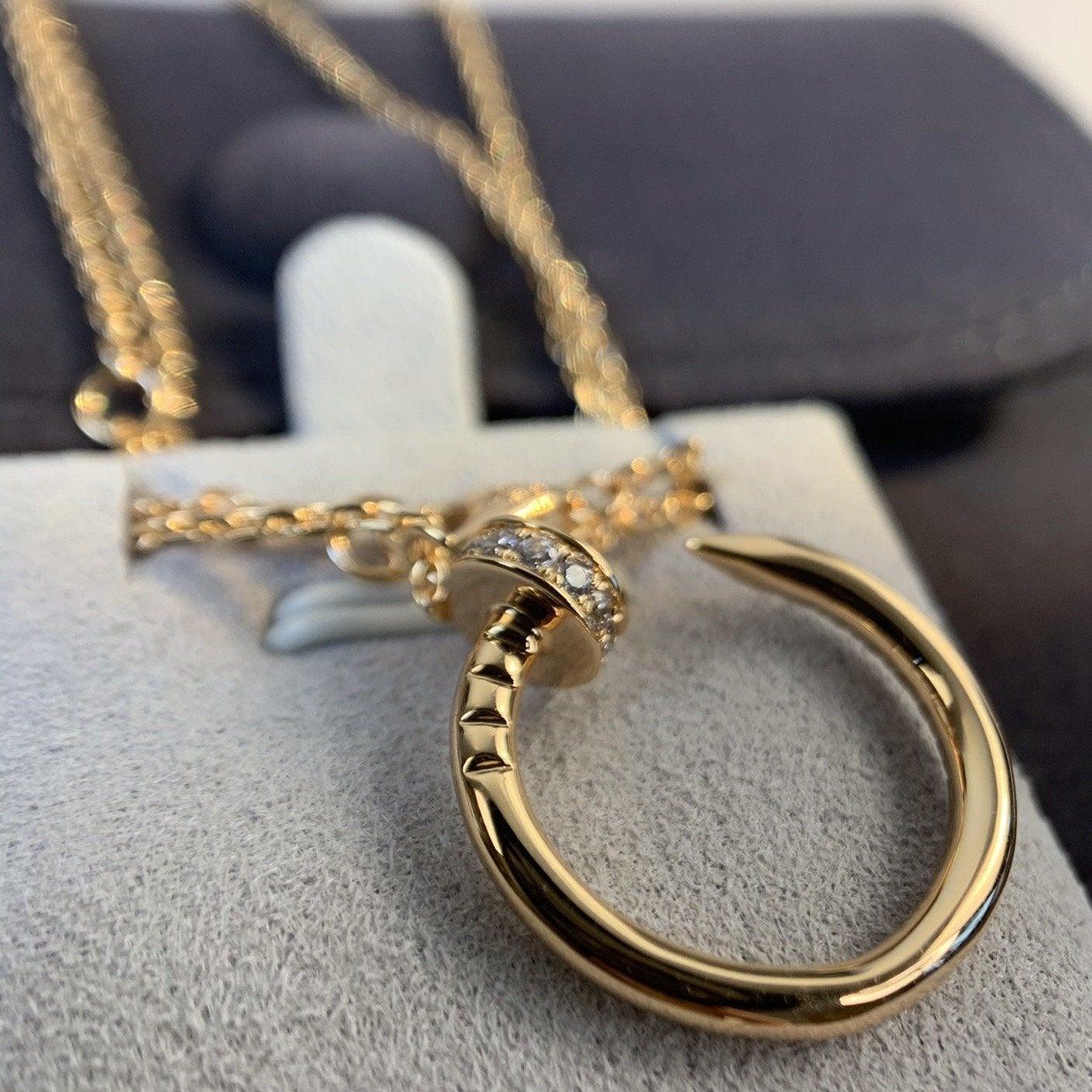 [Radiant Gem]¯JUSTE NECKLACE PINK GOLD DIAMONDS
