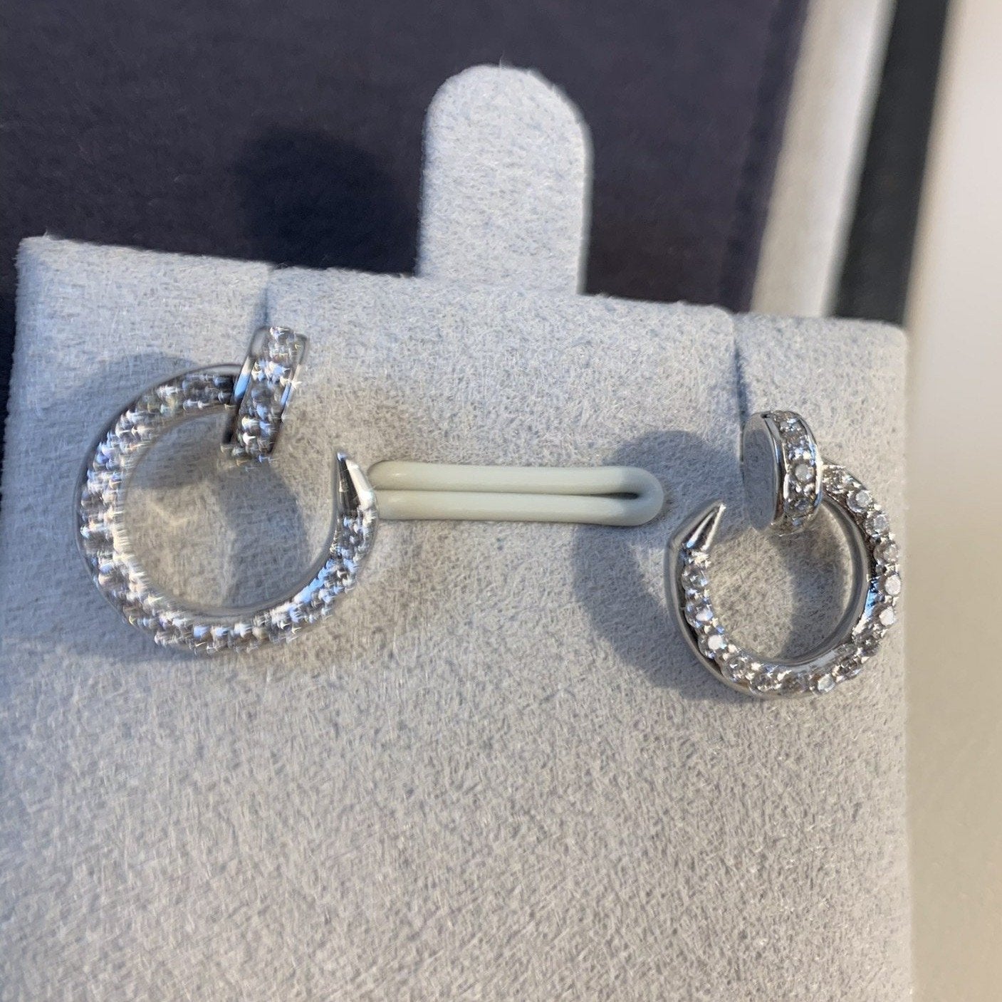 [Radiant Gem]¯JUSTE EARRINGS SILVER DIAMONDS
