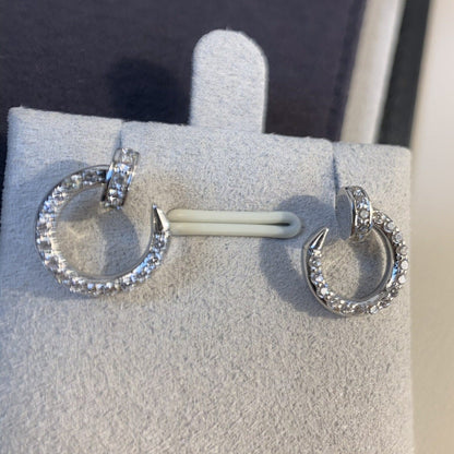 [Radiant Gem]¯JUSTE EARRINGS SILVER DIAMONDS