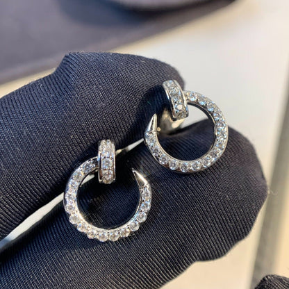 [Radiant Gem]¯JUSTE EARRINGS SILVER DIAMONDS