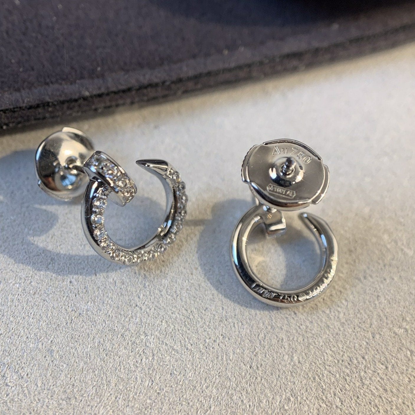[Radiant Gem]¯JUSTE EARRINGS SILVER DIAMONDS