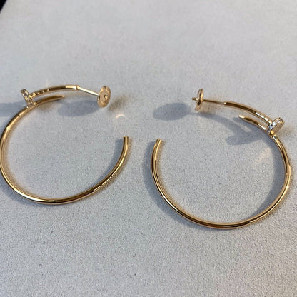 [Radiant Gem]¯JUSTE EARRINGS GOLD DIAMONDS 1.8MM