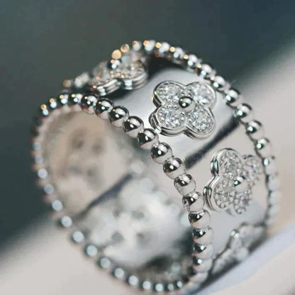 [Radiant Gem]¯CLOVER KALEIDOSCOPE RING 10MM