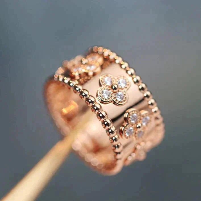 [Radiant Gem]¯CLOVER KALEIDOSCOPE RING 10MM