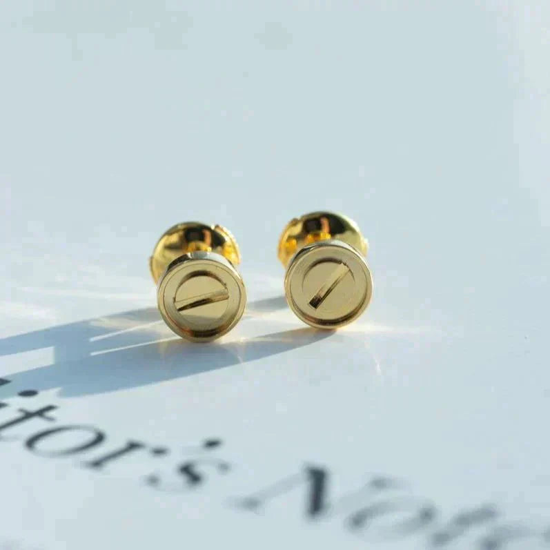 [Radiant Gem]¯LOVE EARRINGS GOLD 10MM