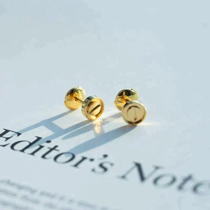 [Radiant Gem]¯LOVE EARRINGS GOLD 10MM