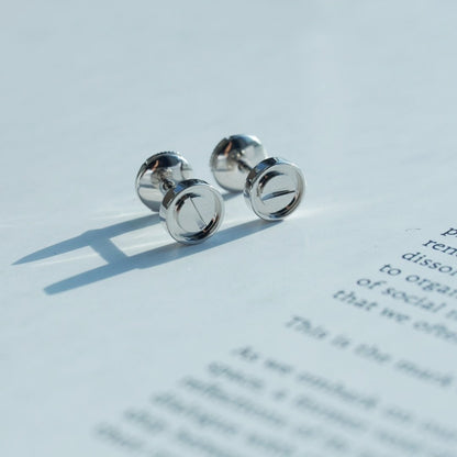 [Radiant Gem]¯LOVE EARRINGS SILVER 10MM
