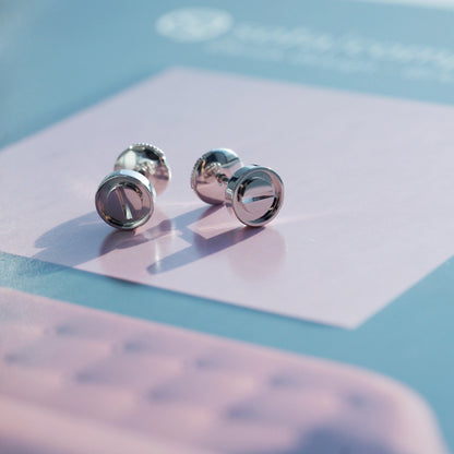 [Radiant Gem]¯LOVE EARRINGS SILVER 10MM