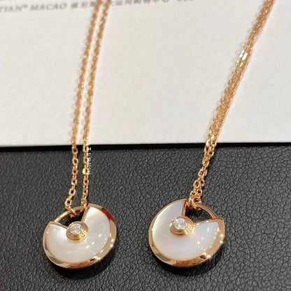 [Radiant Gem]¯AMULETTE ROSE GOLD MOP NECKLACE