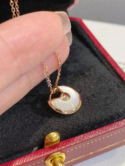 [Radiant Gem]¯AMULETTE ROSE GOLD MOP NECKLACE