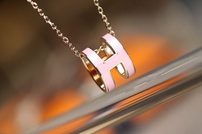 [Radiant Gem]¯POP H PEDANT PINK GOLD