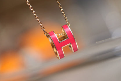 [Radiant Gem]¯POP H PEDANT PINK GOLD