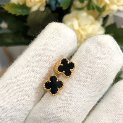 [Radiant Gem]¯CLOVER MINI GOLD EARRINGS
