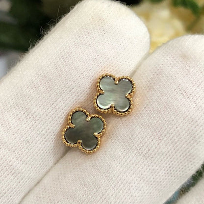 [Radiant Gem]¯CLOVER MINI GOLD EARRINGS