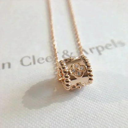 [Radiant Gem]¯PERLEE PEDANT NECKLACE GOLD / ROSE GOLD