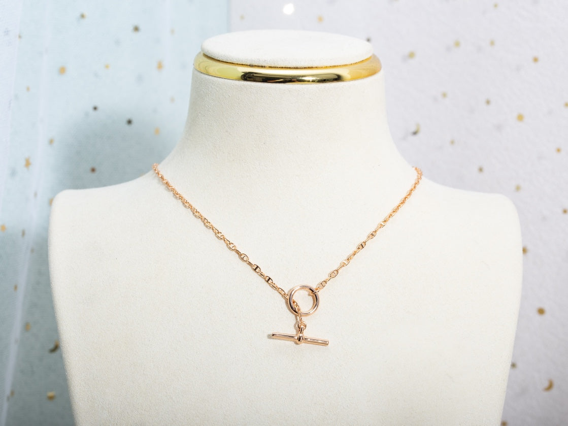 [Radiant Gem]¯ECHAPPEE NECKLACE PINK GOLD