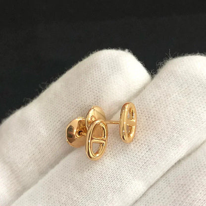[Radiant Gem]¯CHAINE SMALL EARRINGS GOLD AND SILVER