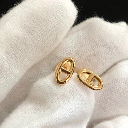 [Radiant Gem]¯CHAINE SMALL EARRINGS GOLD AND SILVER