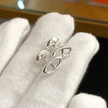 [Radiant Gem]¯CHAINE SMALL EARRINGS GOLD AND SILVER