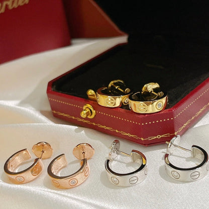 [Radiant Gem]¯LOVE EARRINGS 5.7MM 2 DIAMONDS