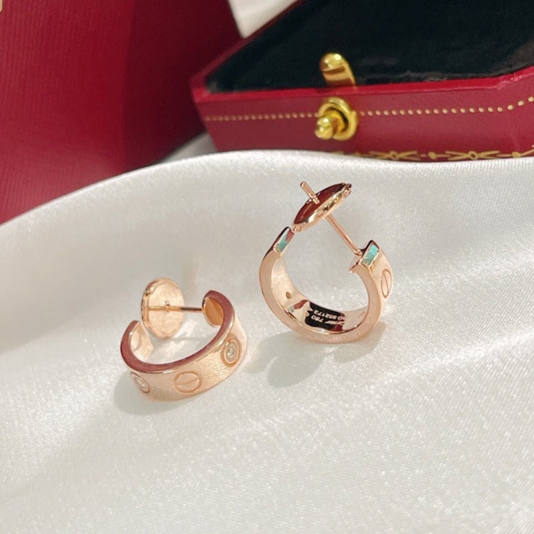 [Radiant Gem]¯LOVE EARRINGS 5.7MM 2 DIAMONDS