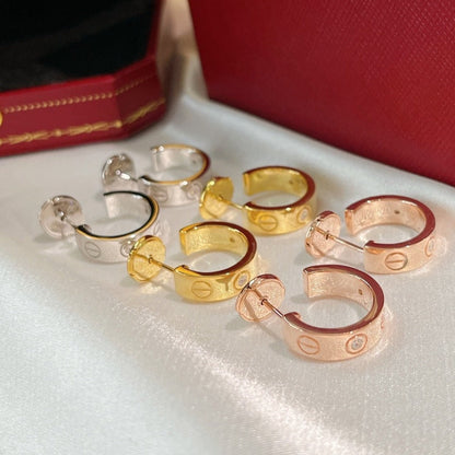 [Radiant Gem]¯LOVE EARRINGS 5.7MM 2 DIAMONDS