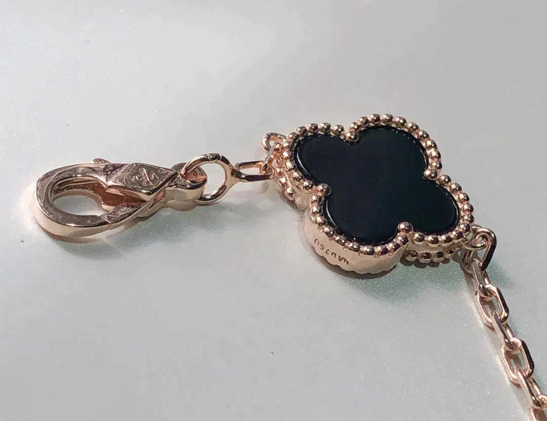 [Radiant Gem]New CLOVER 5 MOTIFS MULTICOLOR BRACELET