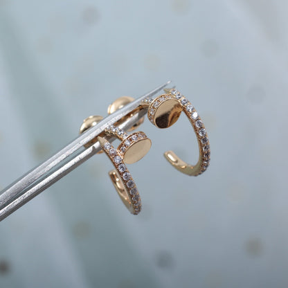 [Radiant Gem]¯JUSTE EARRINGS 12.75MM PINK GOLD DIAMOND